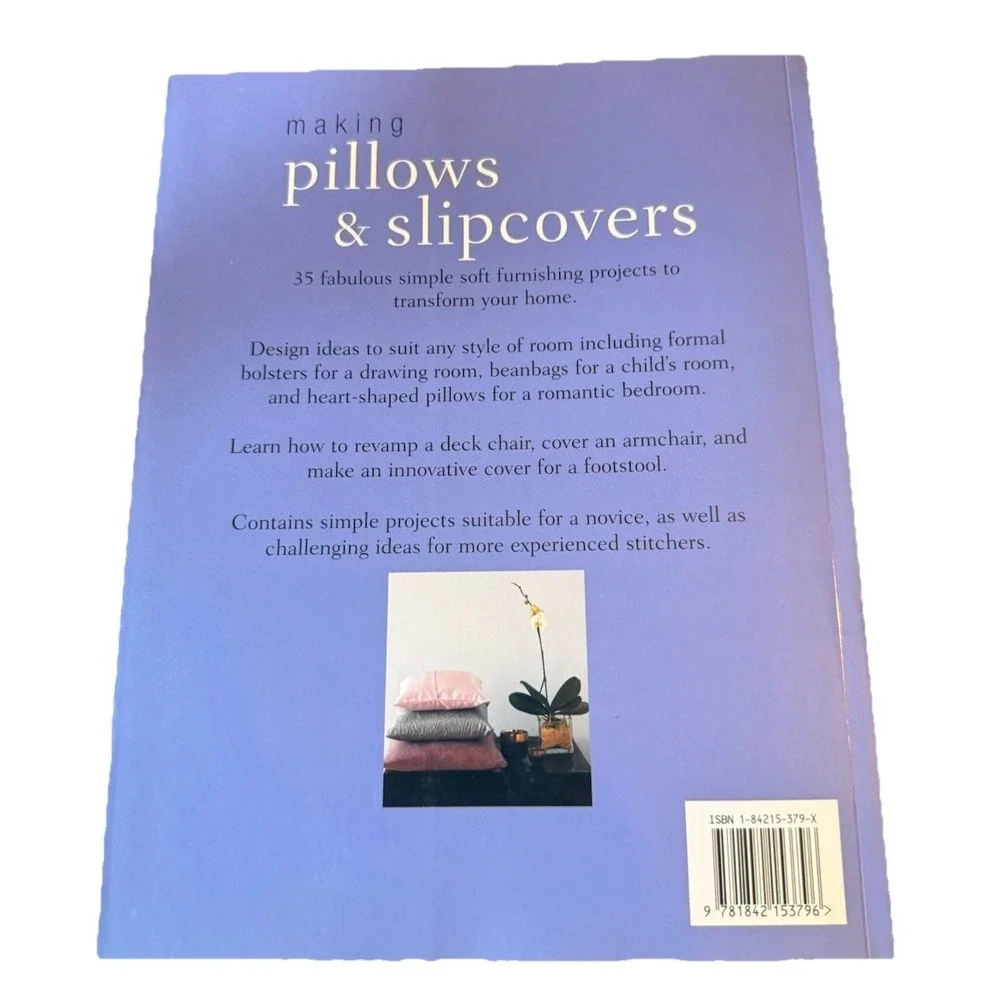 Making Pillows & Slipcovers, Cushions, Bolsters, Bean Bags, Chair Covers, 2001
